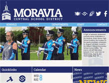 Tablet Screenshot of moraviaschool.org